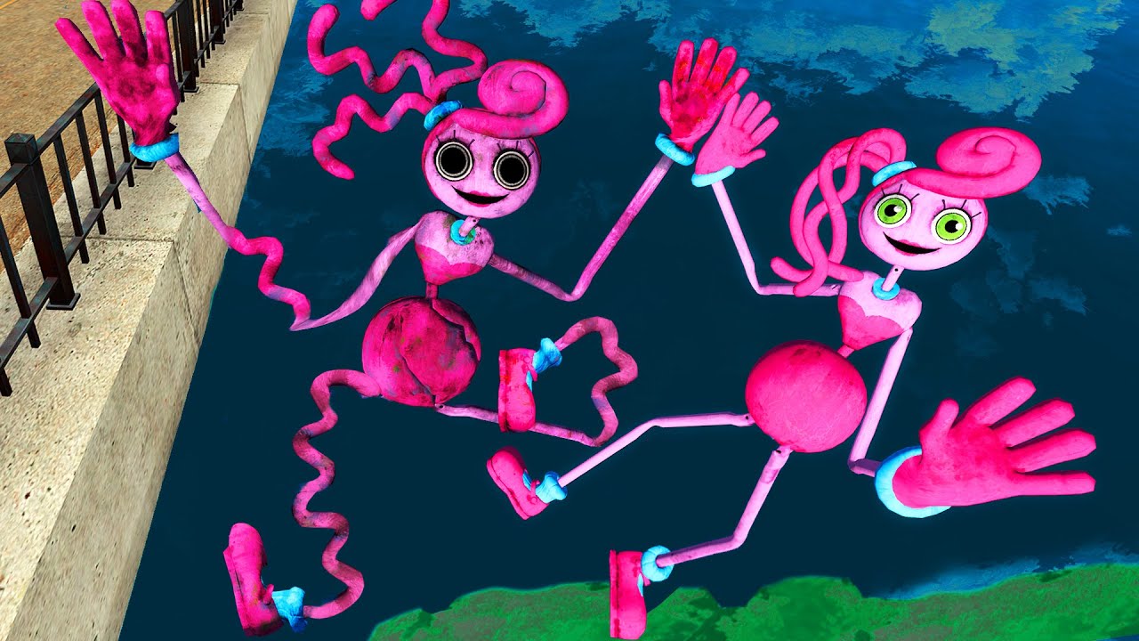 Gmod SCARY LONG LEGS Doll vs LONG LEGS Doll Funny Ragdolls and Physics Demonstration