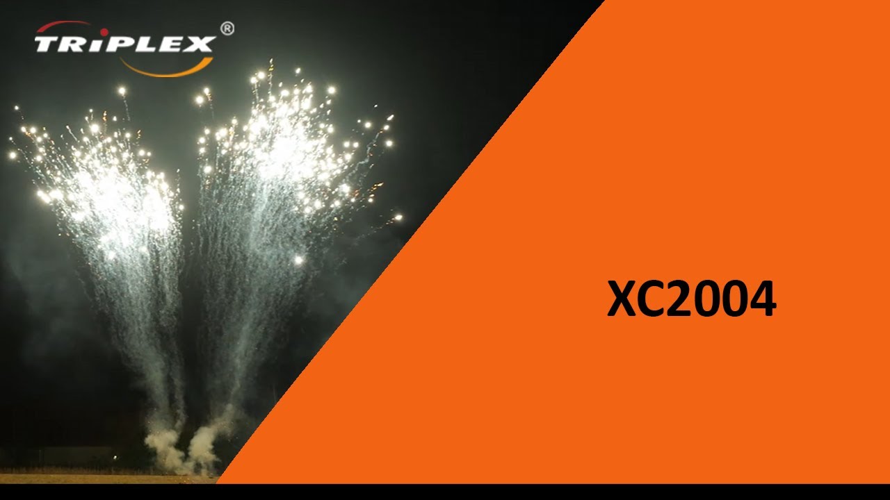 FAJERWERKI XC2004 SINGLE SHOT 1.2&Prime; F2 TRIPLEX FIREWORKS
