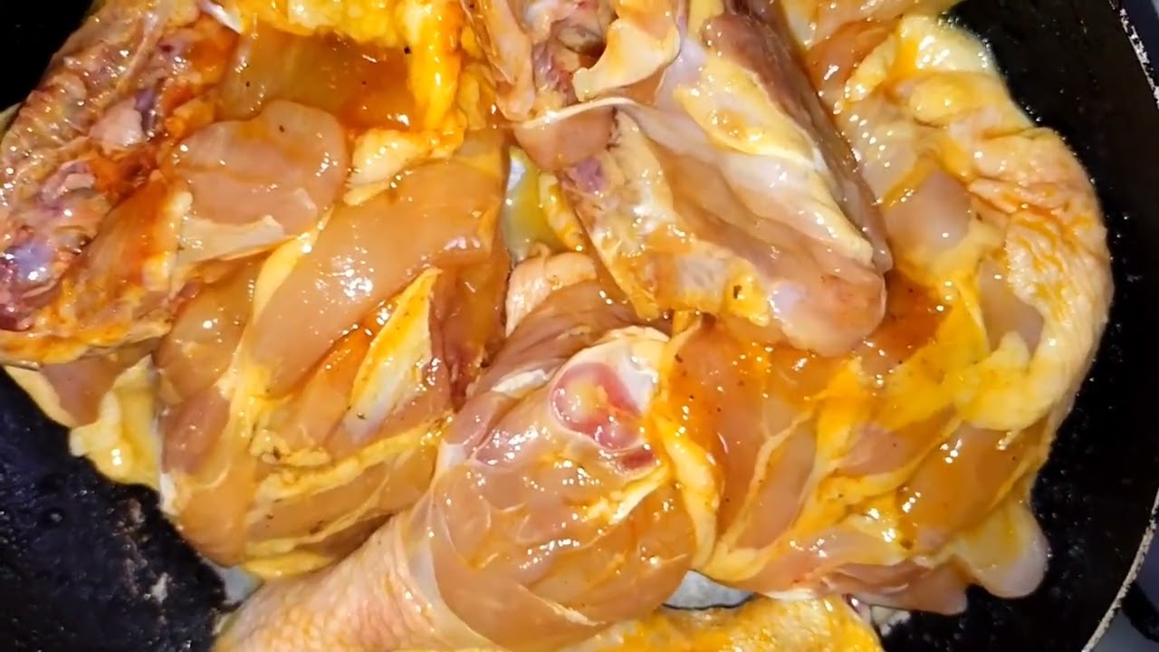 #como hacer pollo frito sin aceite #
