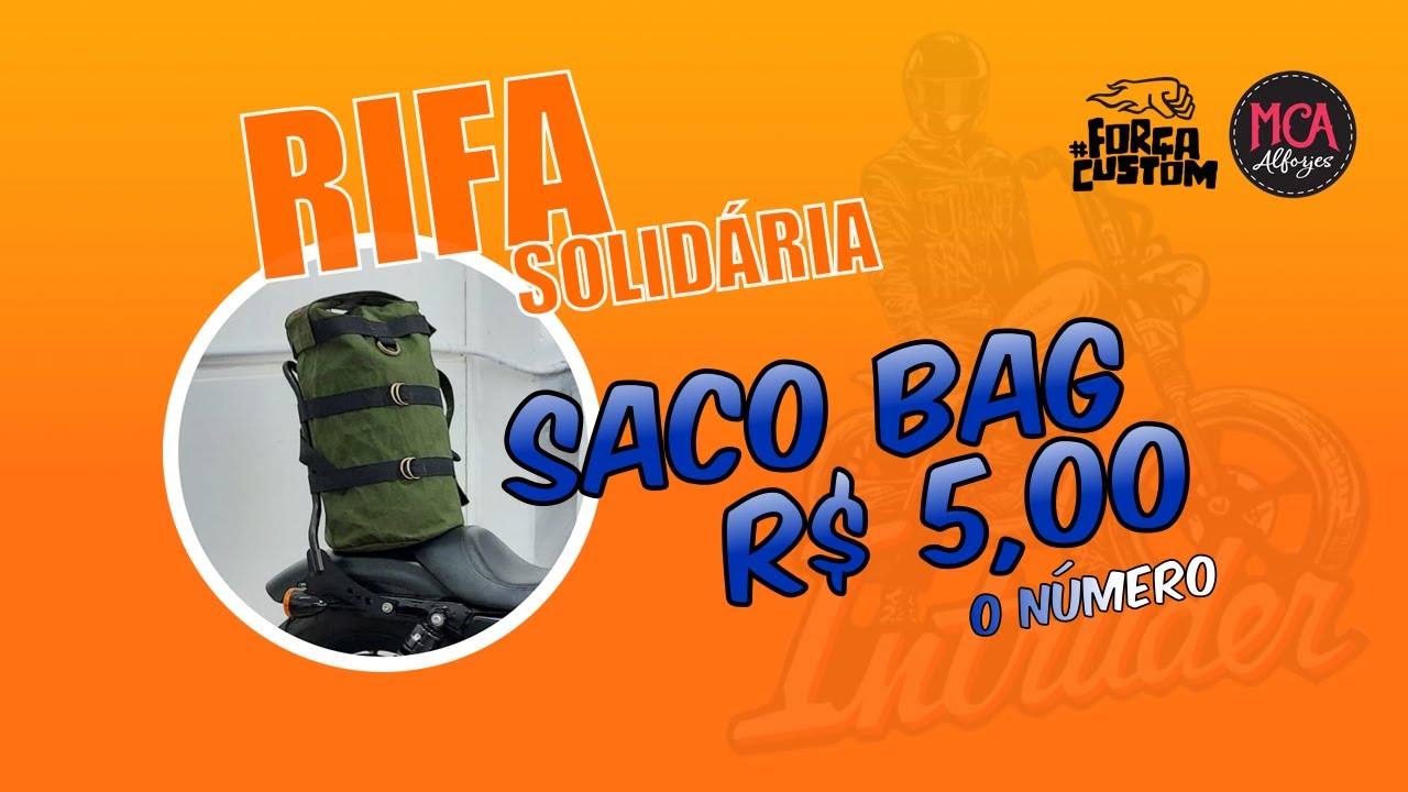 Ganhe um SACO BAG da MCA Alforjes - MotoVlog da Rifa