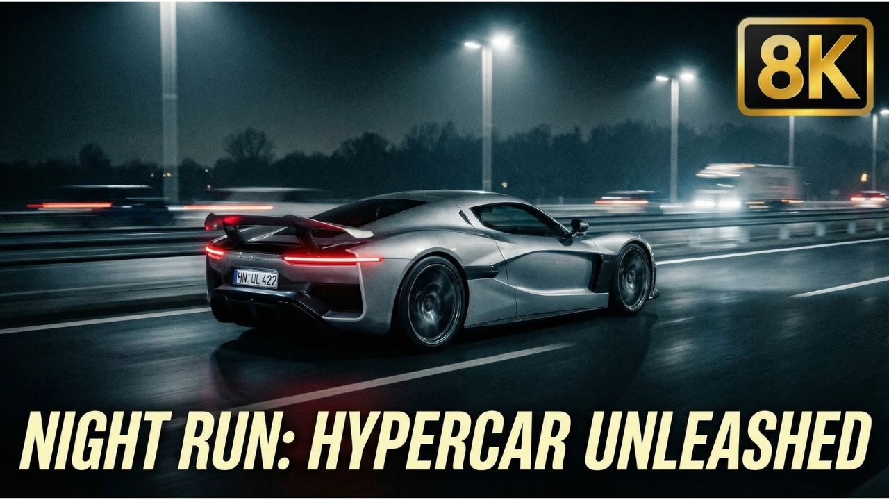 ZERO FRICTION // Titanium Silver (4K Realistic Autobahn Run)