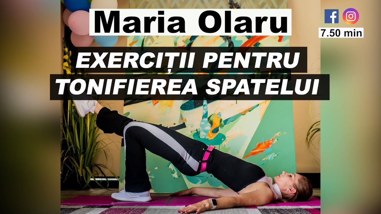 Exerciții pentru tonifierea/întărirea spatelui.STRONG BACK.Exercise for back TONIFYING/strengthening