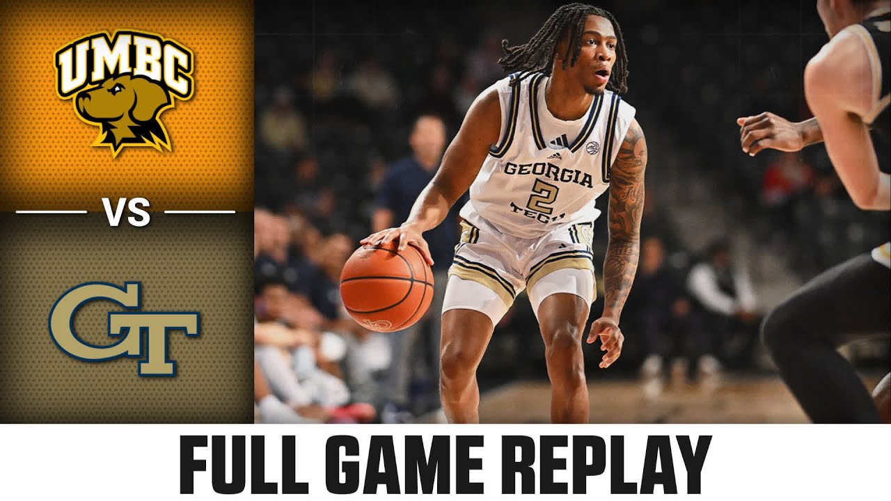 UMBC vs. Georgia Tech Full Game Replay | 2024-25 ACC Men's Basketball
