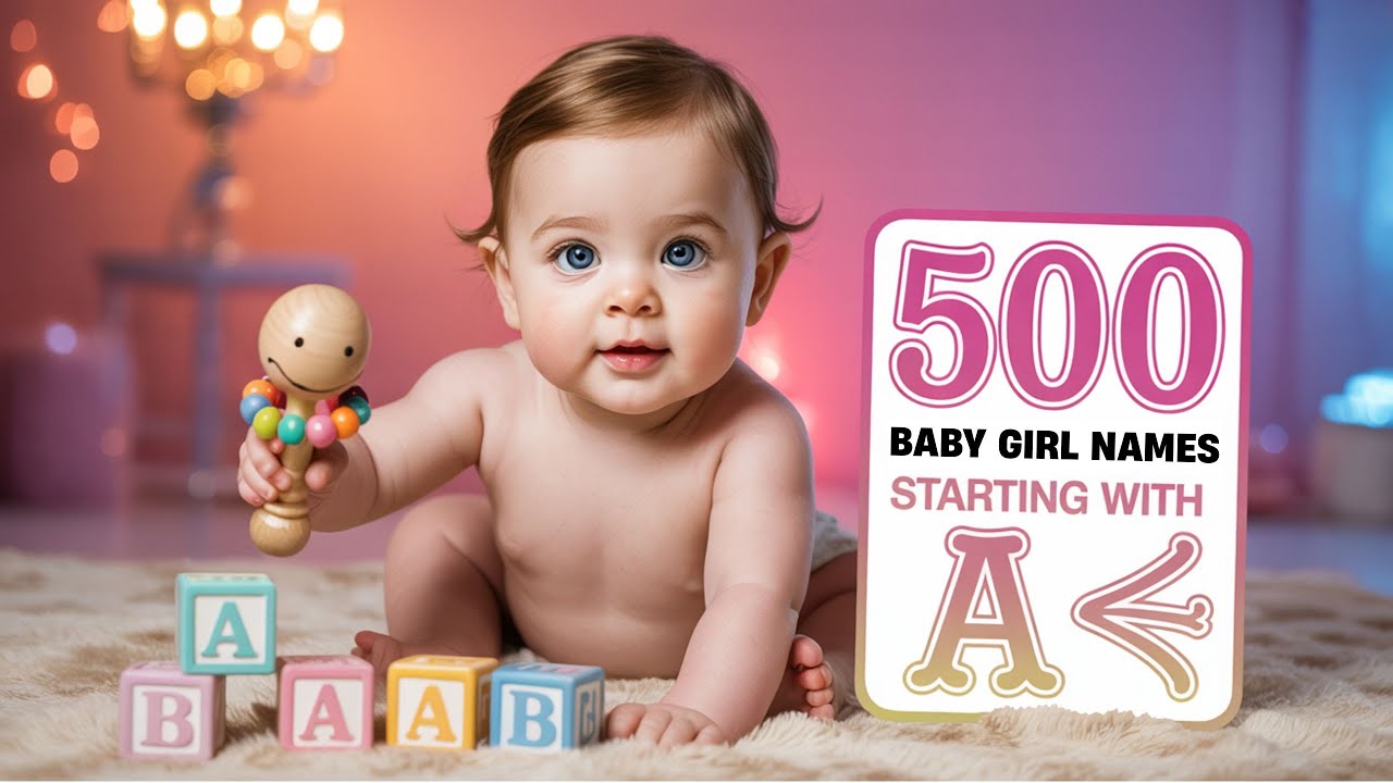 Baby Girl Names Starting with A 🌸 500 Unique Baby Names with Beautiful Meanings - LIVE