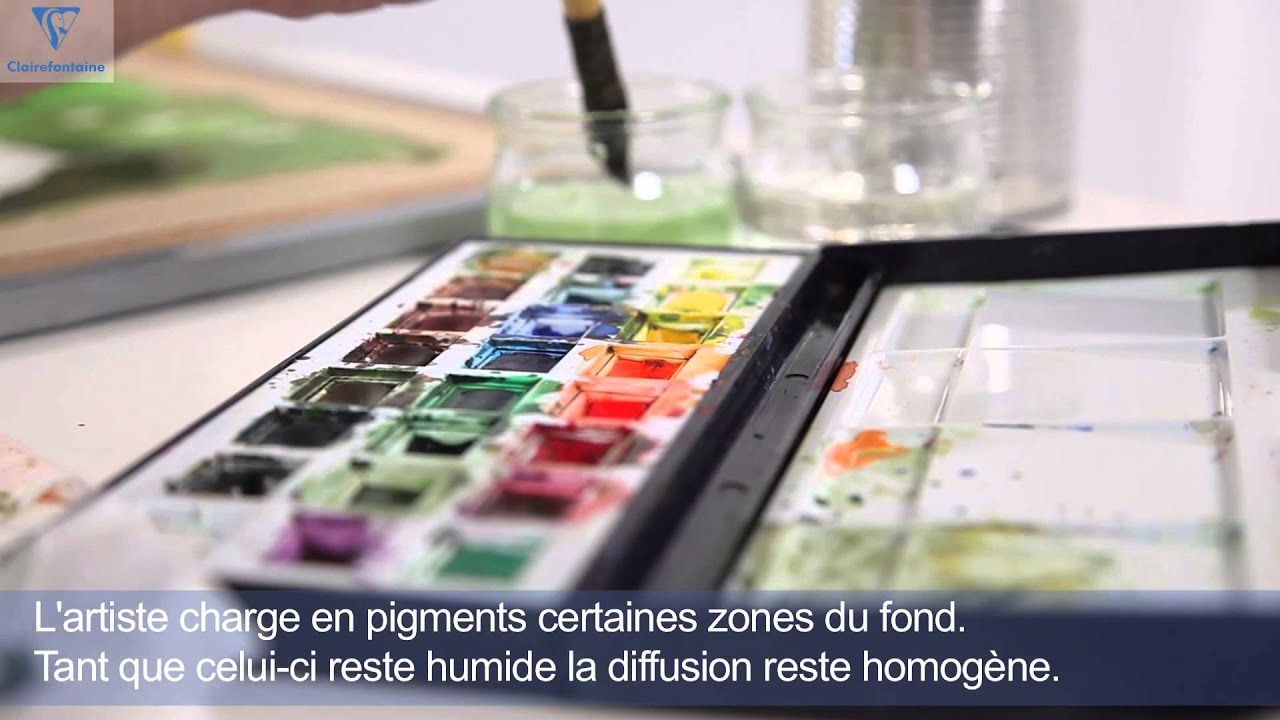 Le #papier #aquarelle Fontaine de Clairefontaine