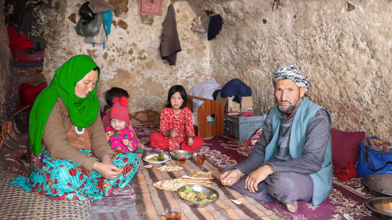 Discover Traditional Cave Life in Afghanistan! Cave Dwellers Delicious Recipe