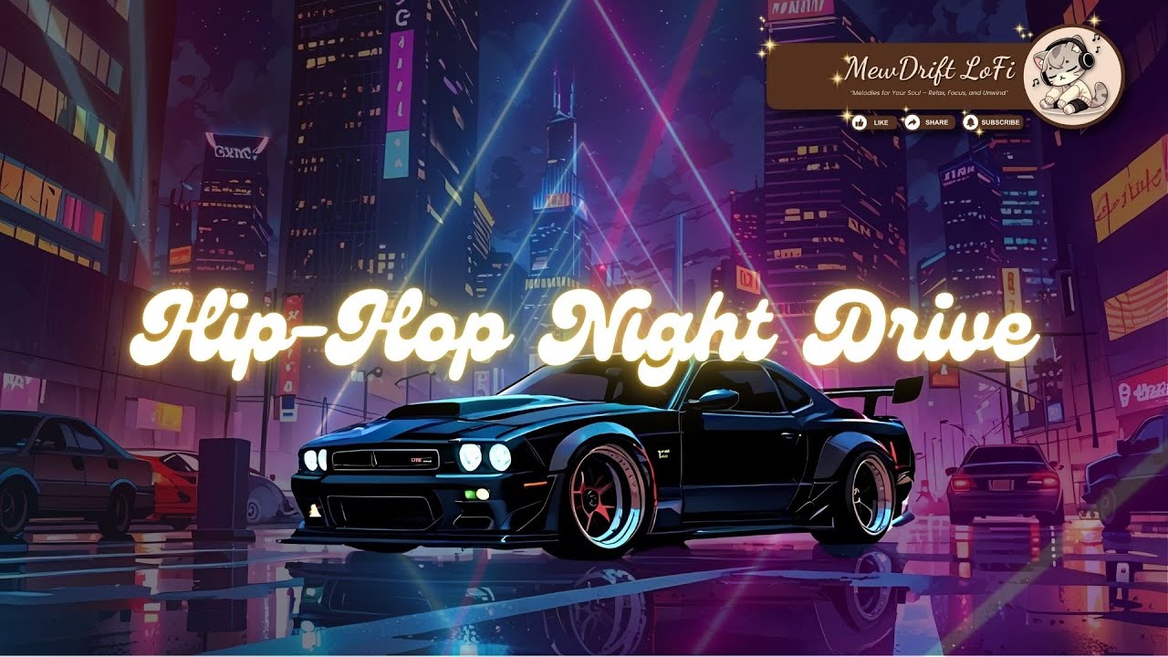 🚗 Hip-Hop Night Drive Dark Trap x Lofi Aesthetic