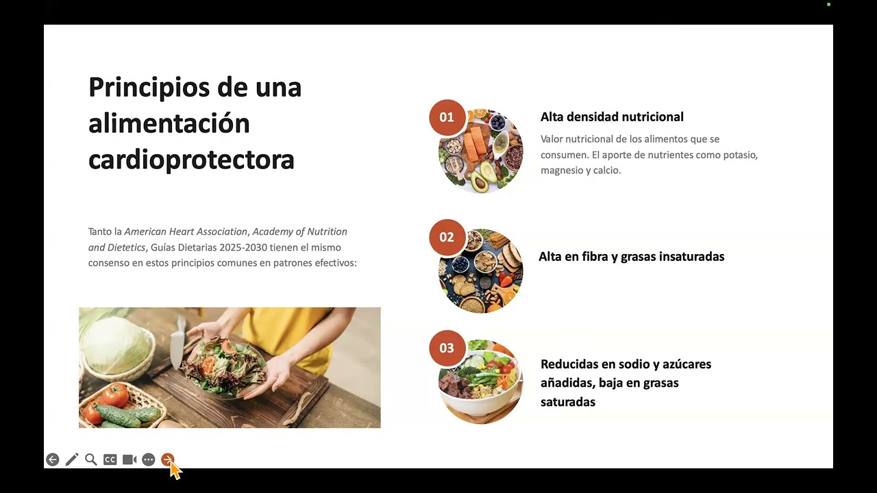 Sesión 12: Alimentación para cuidar el corazón y el cerebro