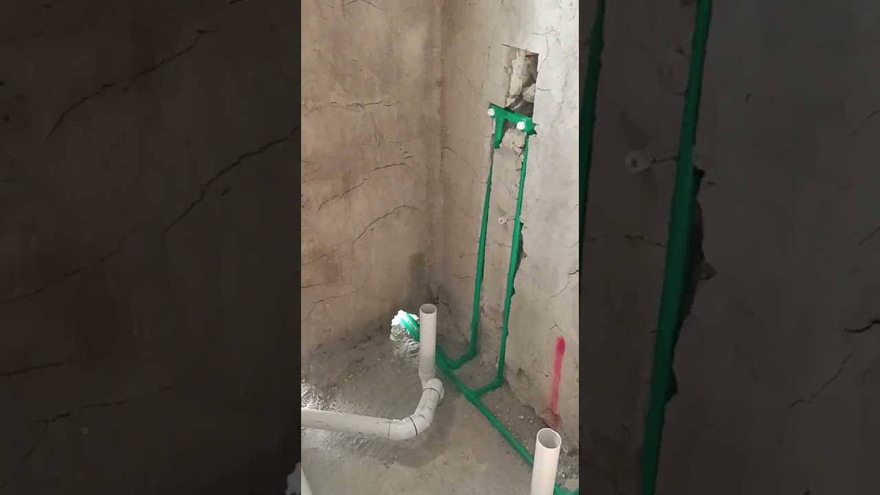 como hacer la instalaci&oacute;n de la plomer&iacute;a sanitaria del ba&ntilde;o #plomer&iacute;a #plomero #ba&ntilde;os #tinaco #viral