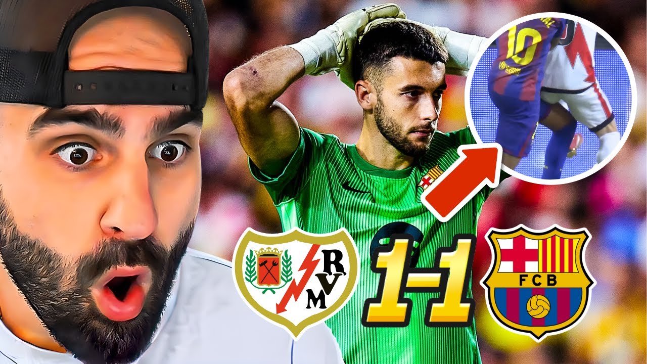 FC Barcelona TERRIBLE DEFENSE 1-1 Rayo Vallecano | NO VAR TODAY WTF...