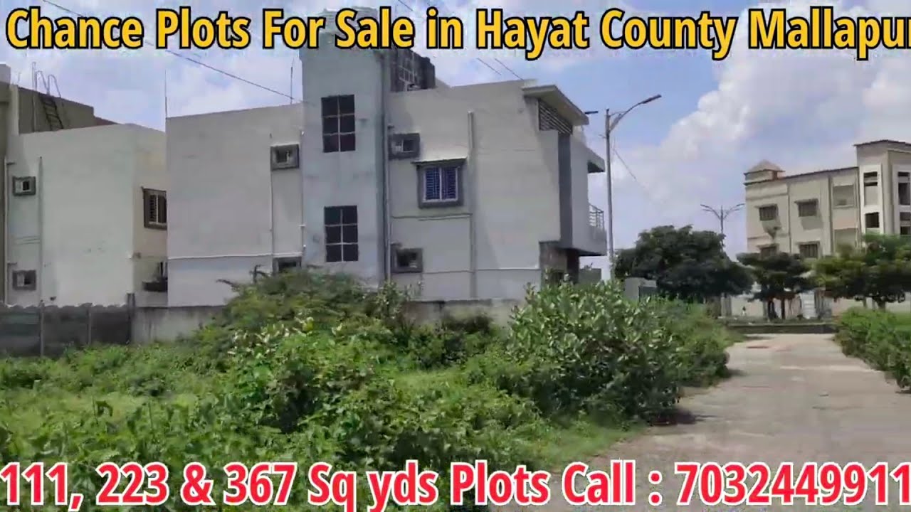 Plots For Sale in Hayat County Venture #Balapur Mallapur 111, 223 & 367 Sq yds #plot call:7032449911