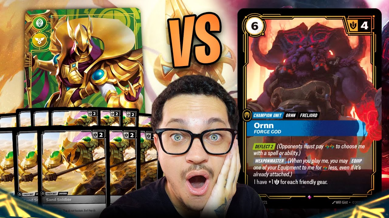 L'ARMEE DE TOKEN AZIR CONTRE LE MASSIF ORNN - Gameplay Riftbound Spiritforged ft. @Harlecain