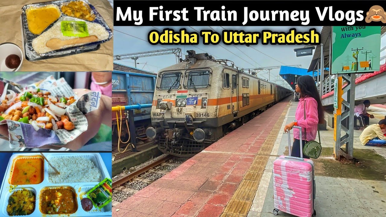 My First Train Journey Vlogs‌ Hirakud Ex|| संबलपुर से मथुरा ट्रेन यात्रा‌ 3ACमें मिला स्वादिष्ट खाना