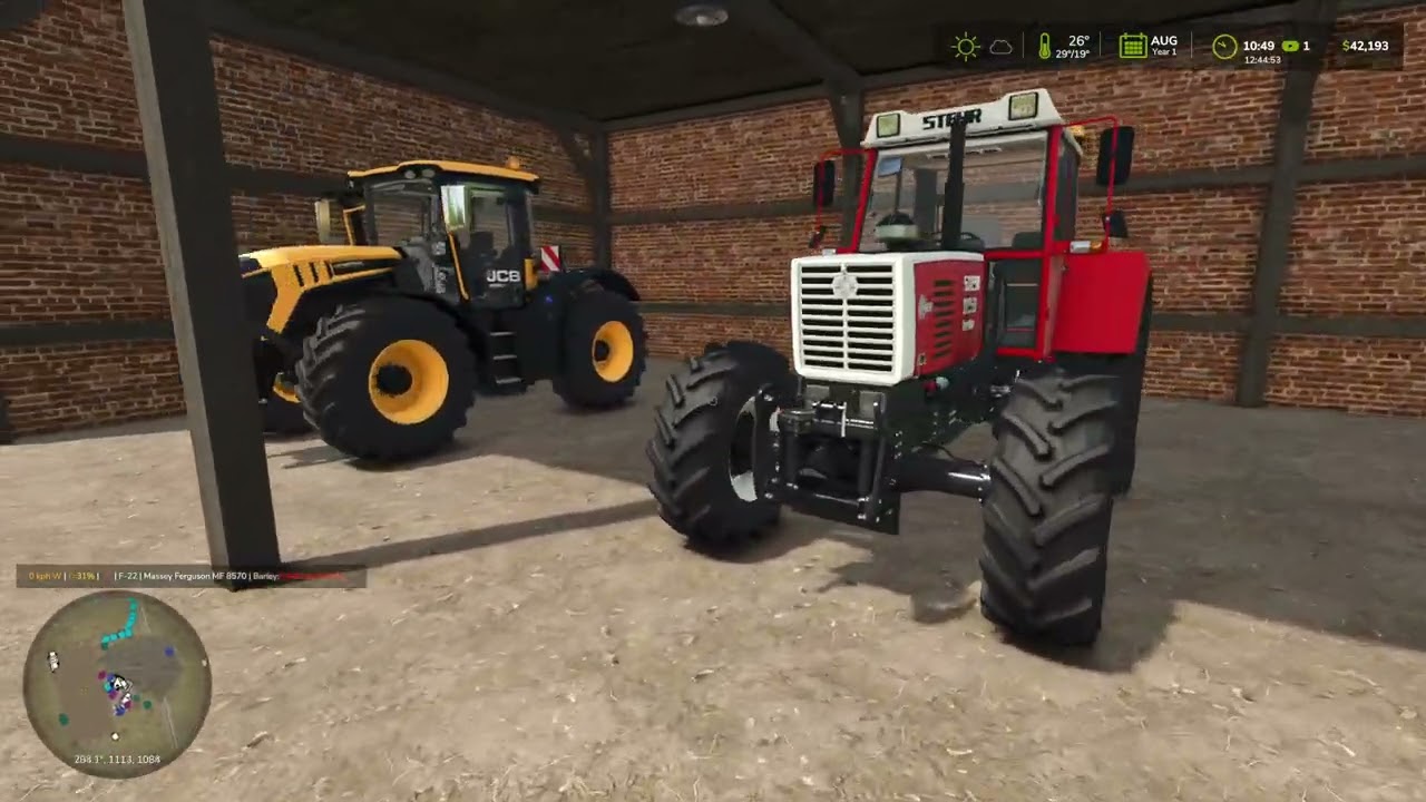 Карта «Фермерские угодья» для Farming Simulator 25, часть 1. Пора на работу!