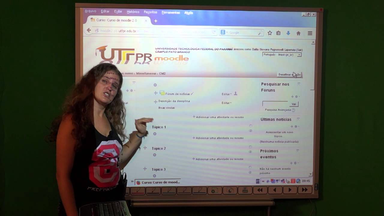 MOODLE m&oacute;dulo 03 - como criar chat