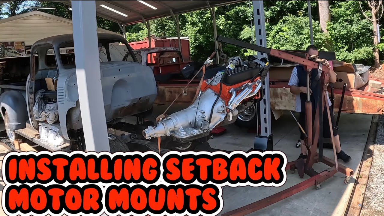 S10 chassis swap RussD Parts setback motor mounts
