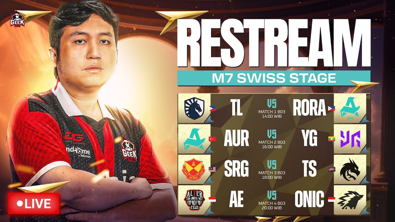 ONIC ID VS AE ID VS ID M7 KNOCK OUT RESTREAM!