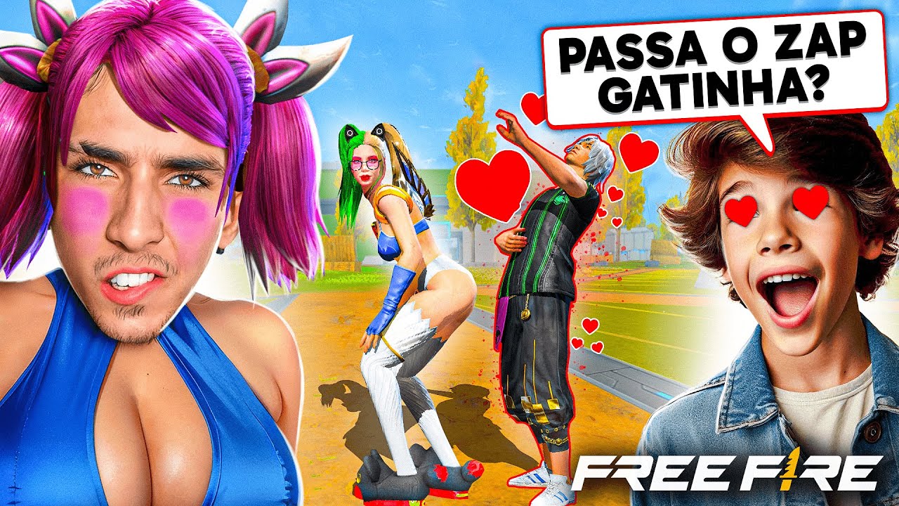 Garoto SE APAIXONA por Jogador com VOZ DE MENINA no FREE FIRE 🤨