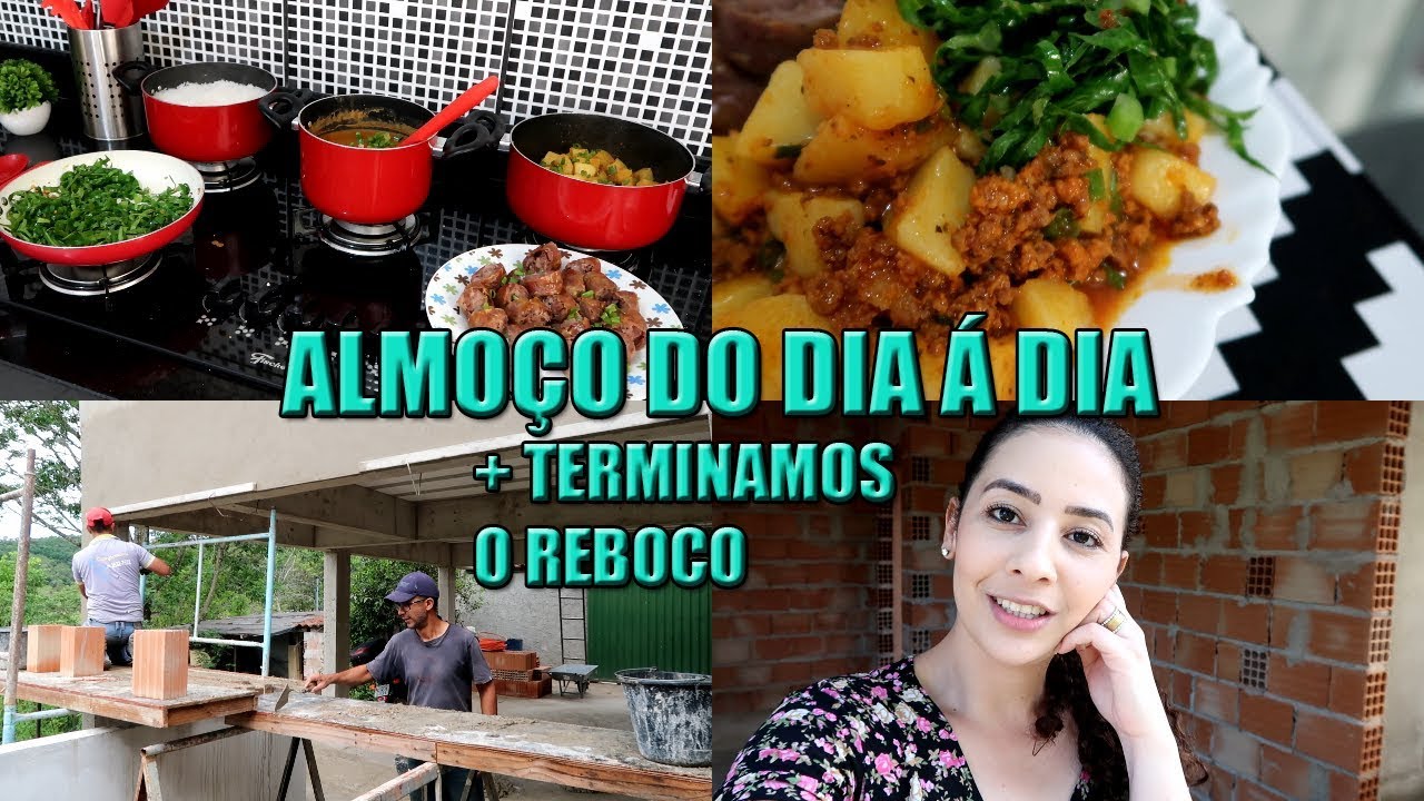 ALMOÇO SIMPLES DO DIA Á DIA + MOSTREI A OBRA | LETÍCIA VELOSO