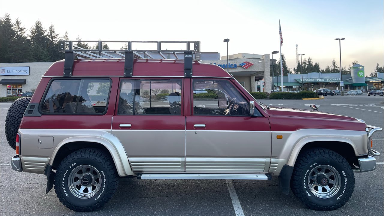 Sold: 1992 Nissan Safari/Patrol Y60 diesel TD42 MT5 31,500miles RHD JDM