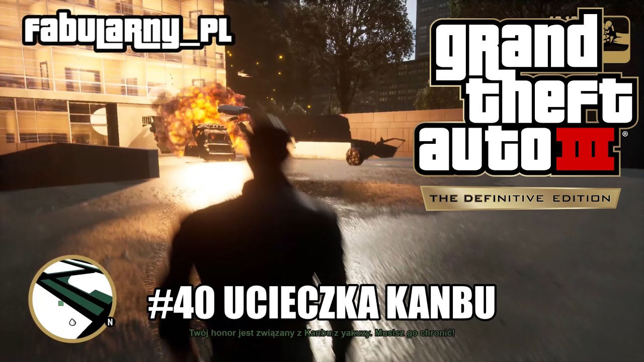 GTA III Definitive Edition - Mission #40 - UCIECZKA KANBU (KENJI KASEN) ULTRA 4K