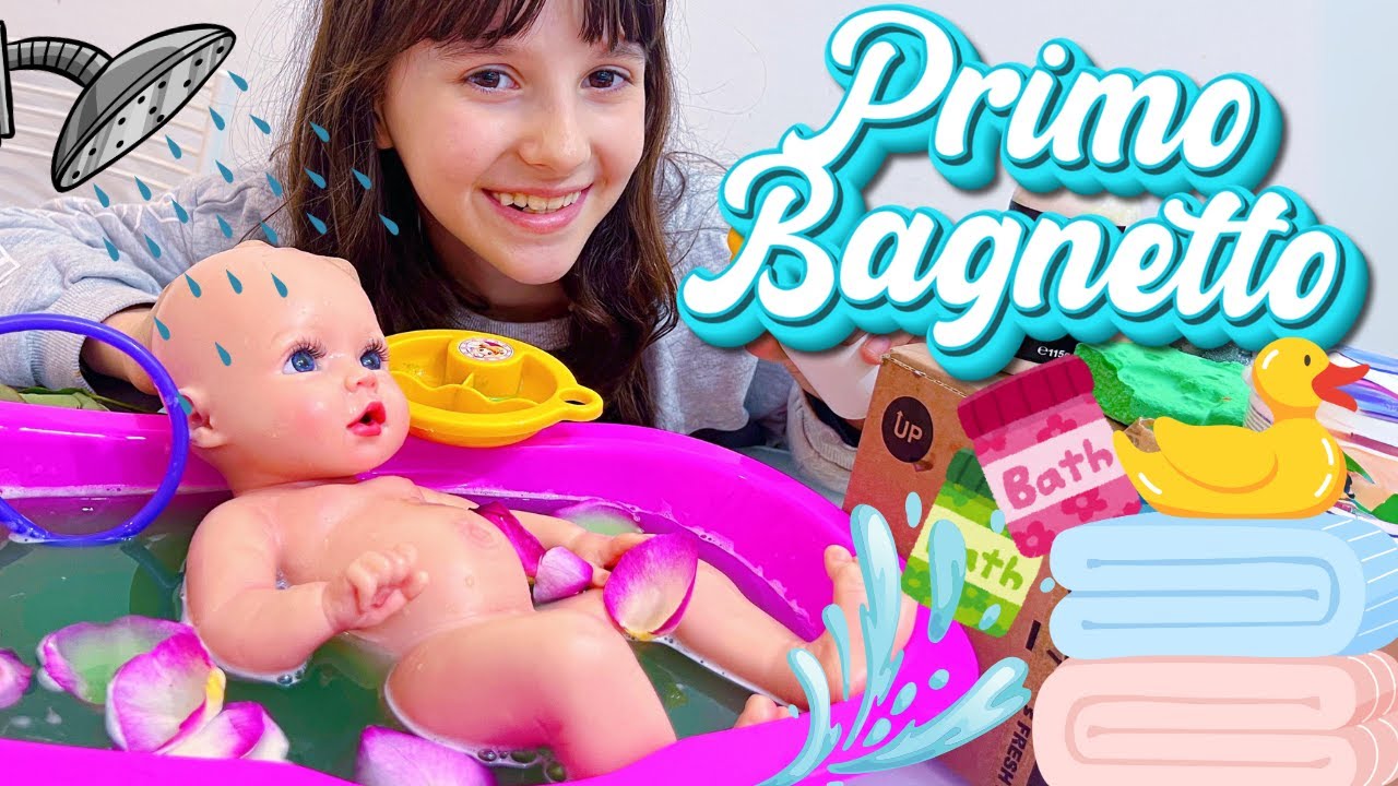 🫧Primo bagnetto🧴 a Baby Rose 👶🎀