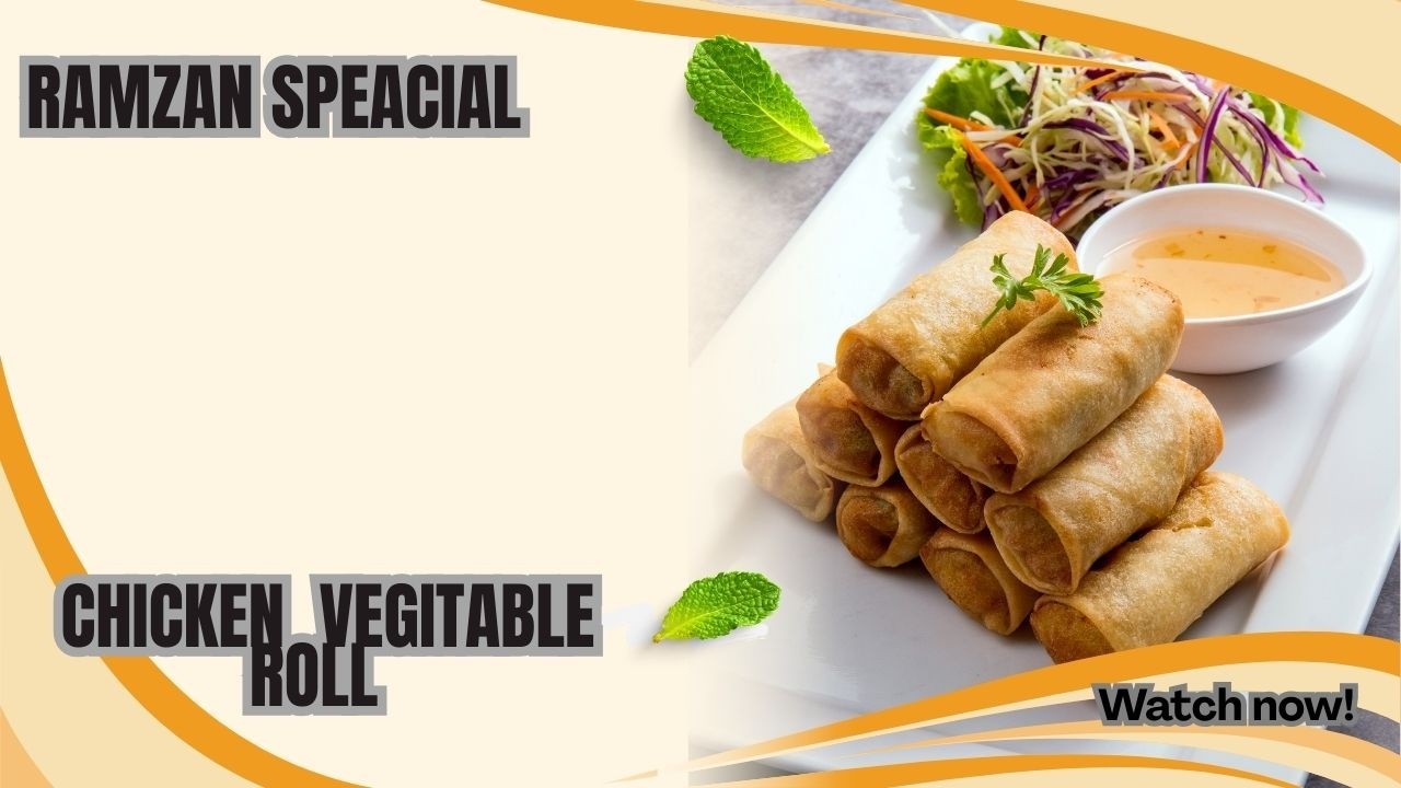 RAMZAN SPECIAL CHICKEN VEGITABLE SPRING ROLL BY AMMA GUDDI KITCHEN