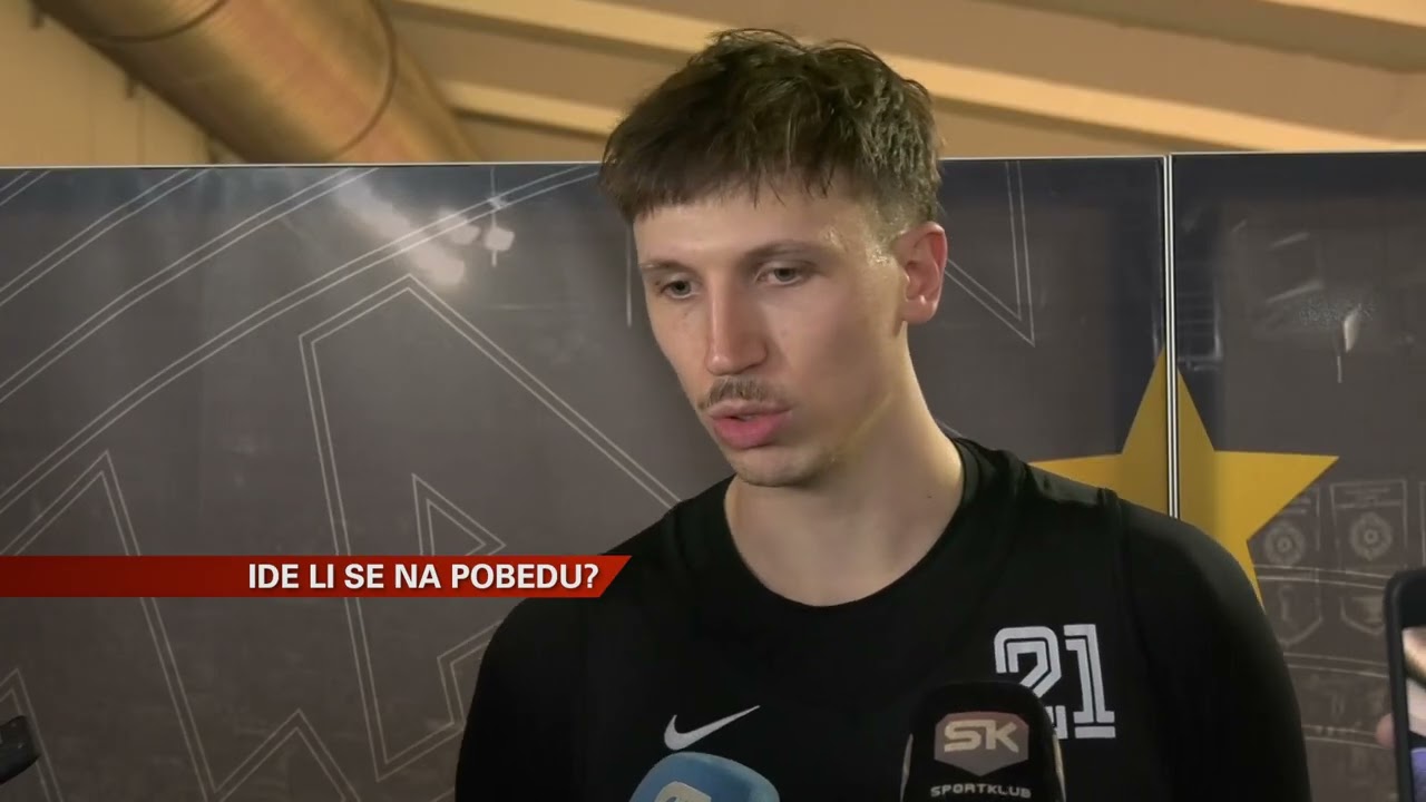 Aleksa Radanov pred meč Makabi - Partizan I SPORT KLUB Košarka