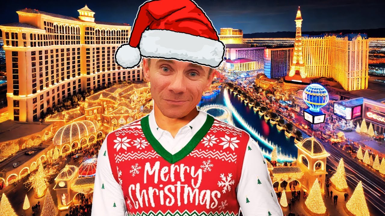 NEW Christmas Decor in Las Vegas! Spicy Food at ARIA | Tis the Season 🎄🎅