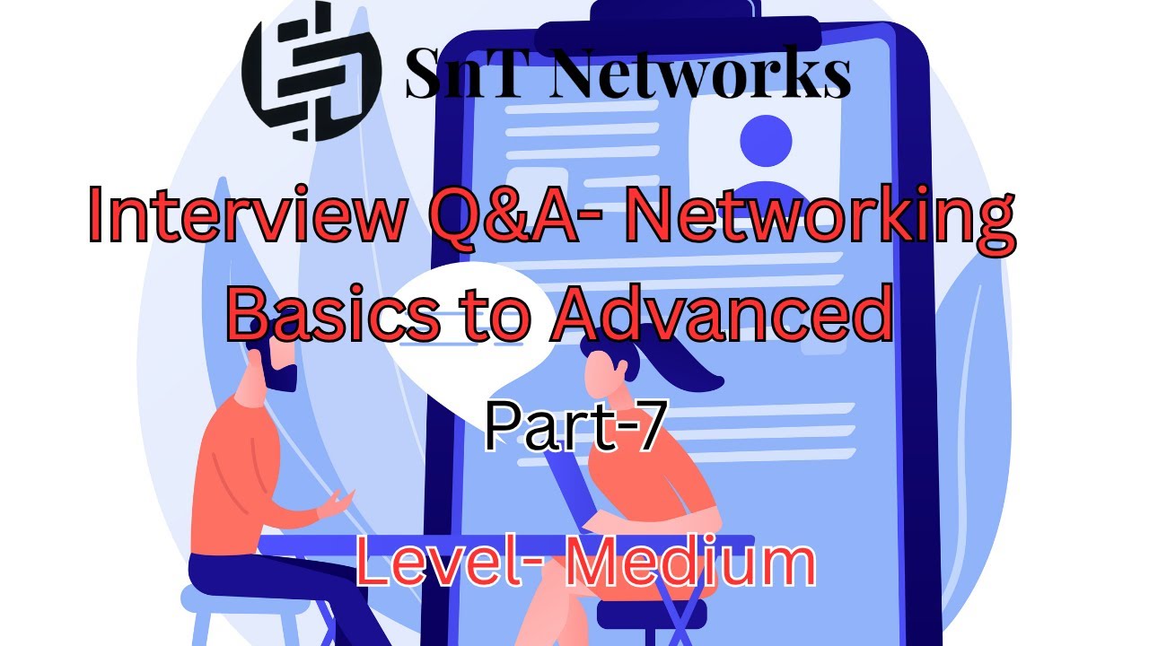 Network Engineer Basics to Advanced Part 7| #ccna #ccnp #ccie #networking #interview #question