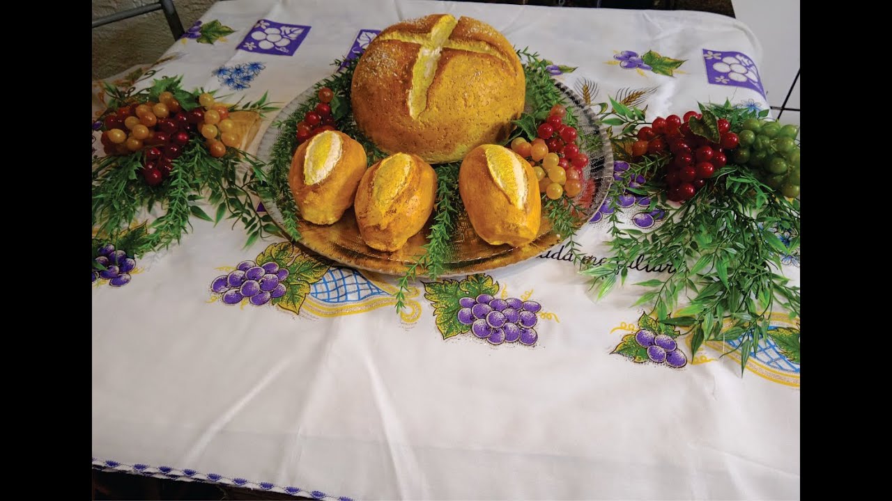 PÃO DE ISOPOR, Como fazer pão para ornamentar mesa de Natal !!