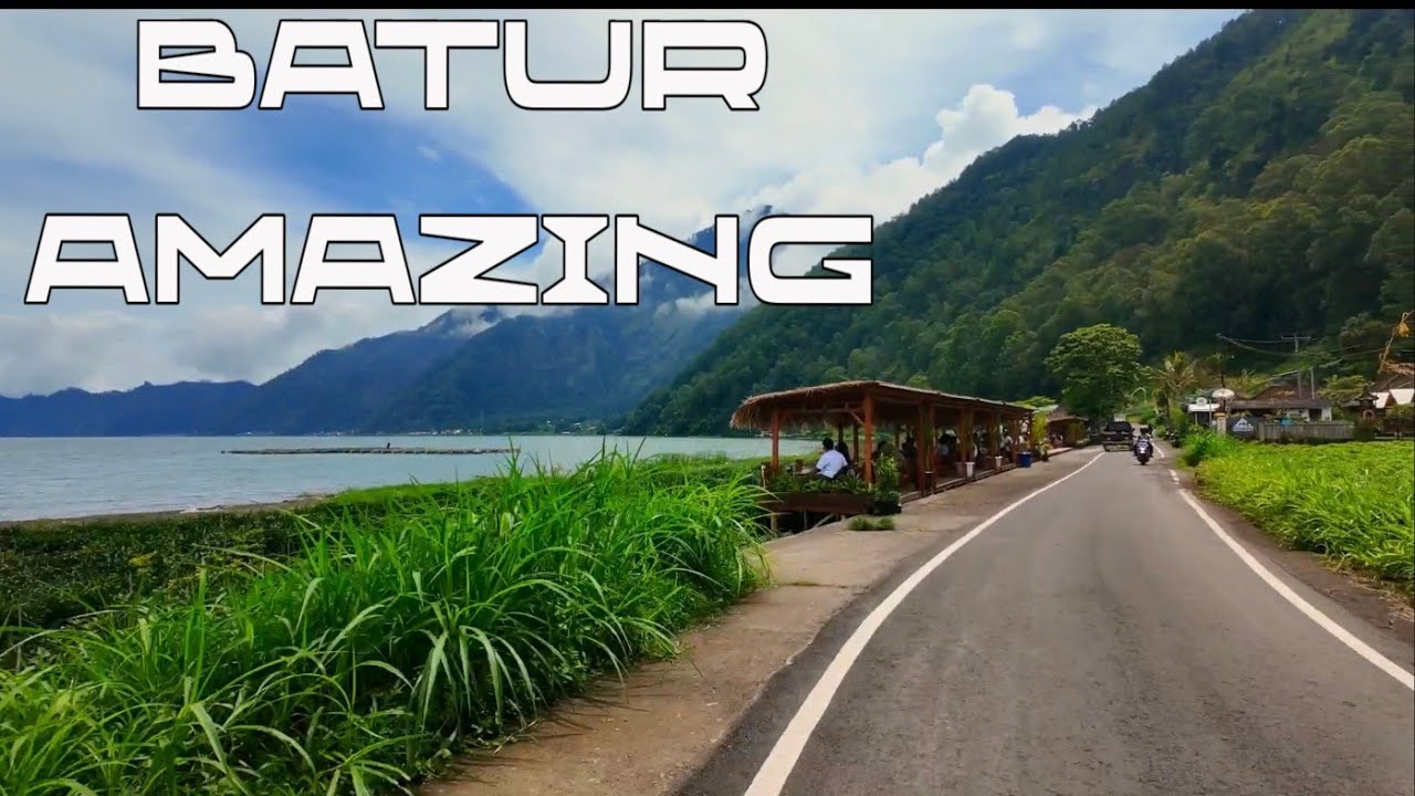 Jalan jalan di batur bali