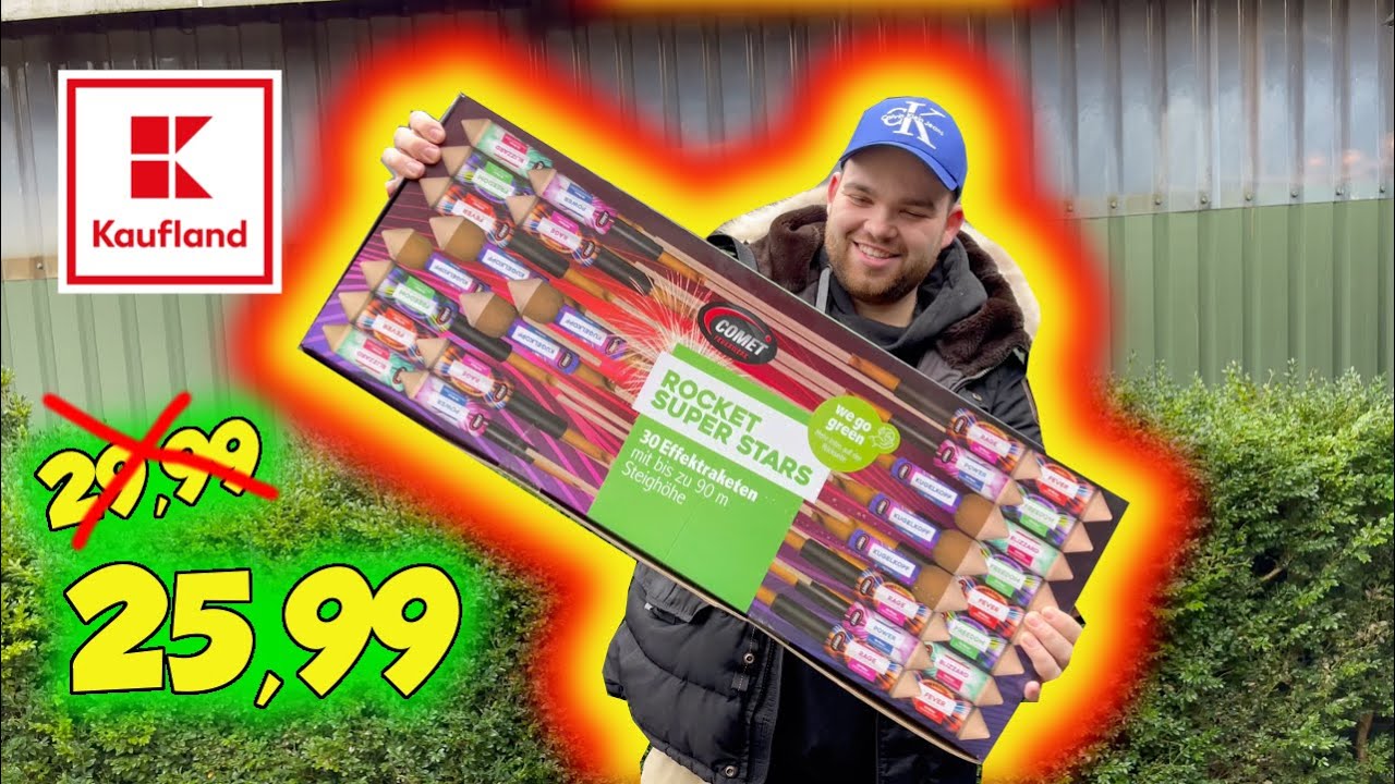 COMET ROCKET SUPER STARS 🤩 | 25,99 € für 30 RAKETEN | 😱 KAUFLAND