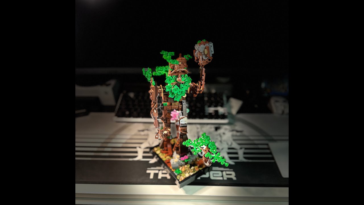 Lego Bonsai Set Transformation into Lego Treebeard!!!