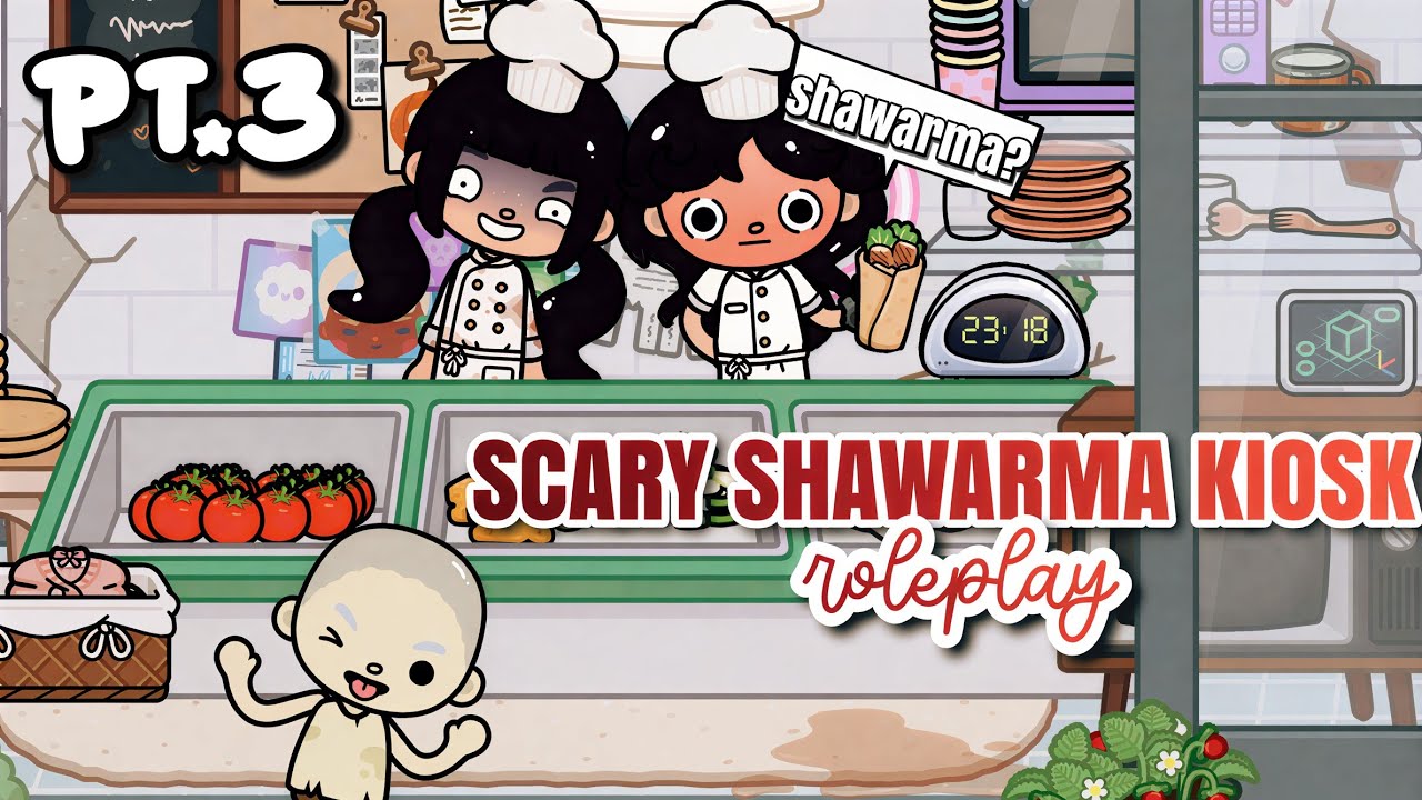 SCARY SHAWARMA KIOSK IN TOCA BOCA 😨 | PT.3 | Toca Boca | Stories | 