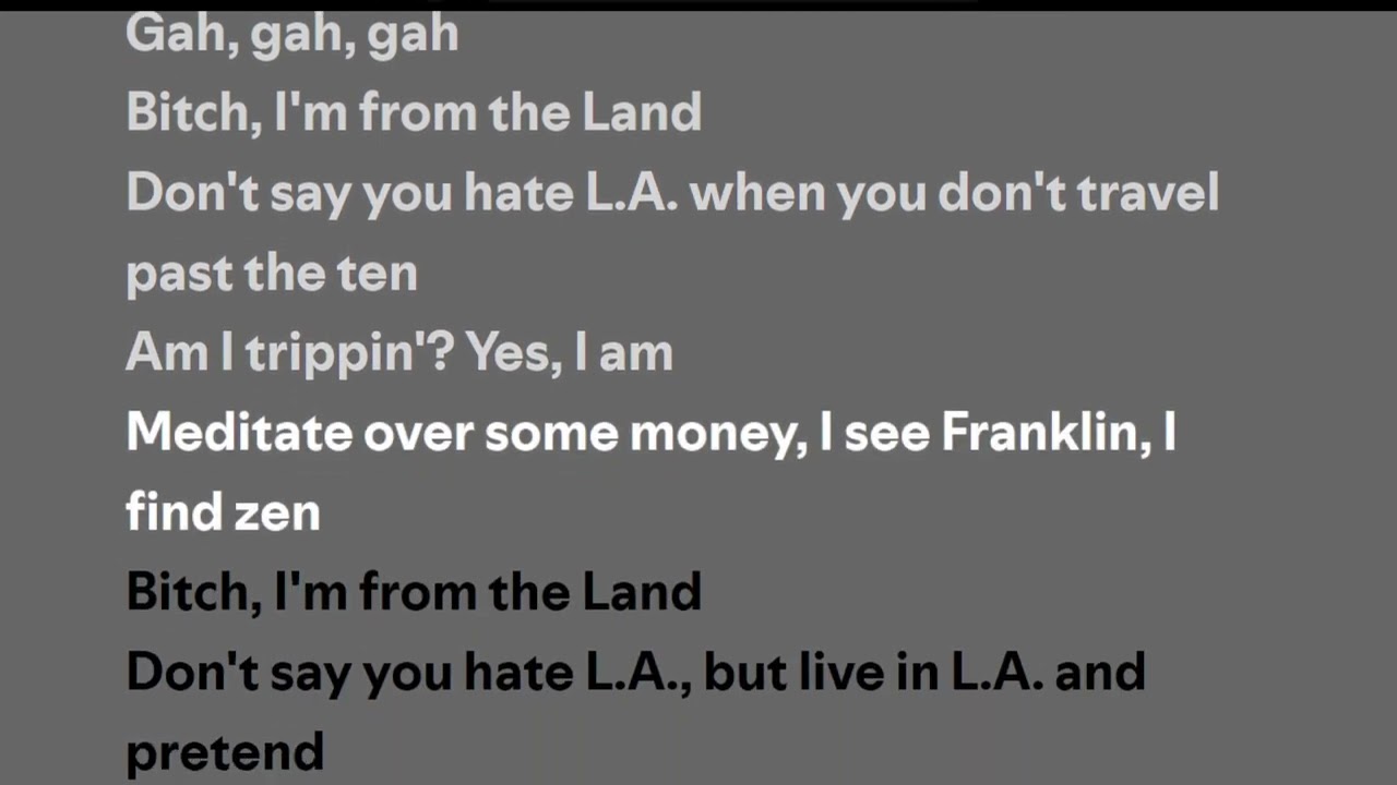 Kendrick Lamar - dodger blue (Lyrics)
