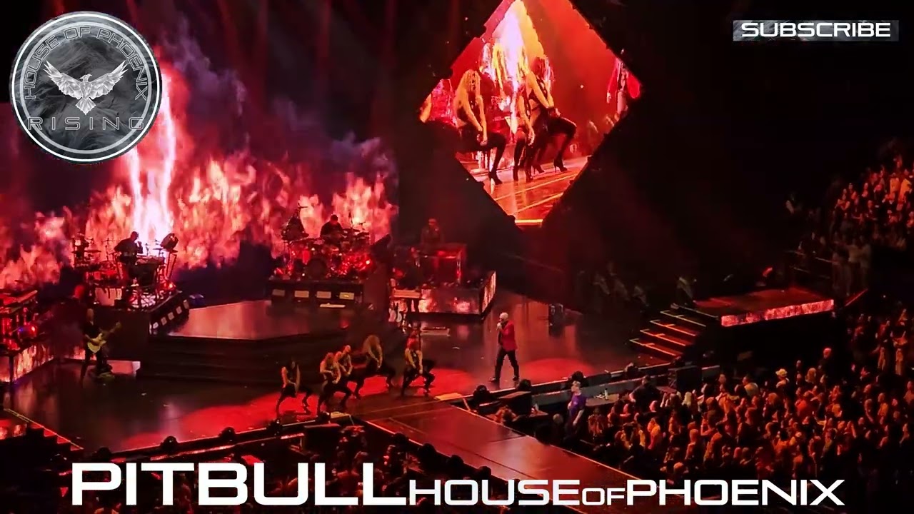 PITBULL   -  LIVE   -  GASOLINA -  HOUSE OF PHOENIX