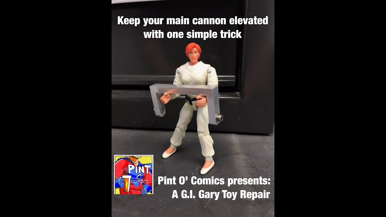 G.I. Gary Repairs - G.I. Joe Night Force Night Blaster (Cobra Maggot) Get your cannon elevated!