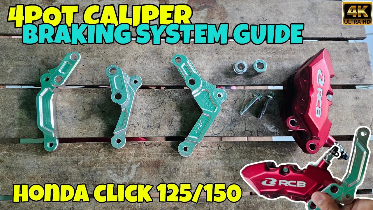 4 Pot Caliper Guide for Honda Cllick / Bago Ka Mag-upgrade ng Braking System Paanorin Mo Muna To!