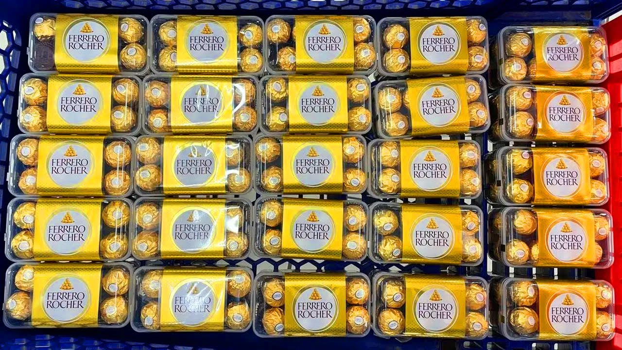 ✅ Ferrero Rocher Challenge! I bought all Ferrero in the supermarket