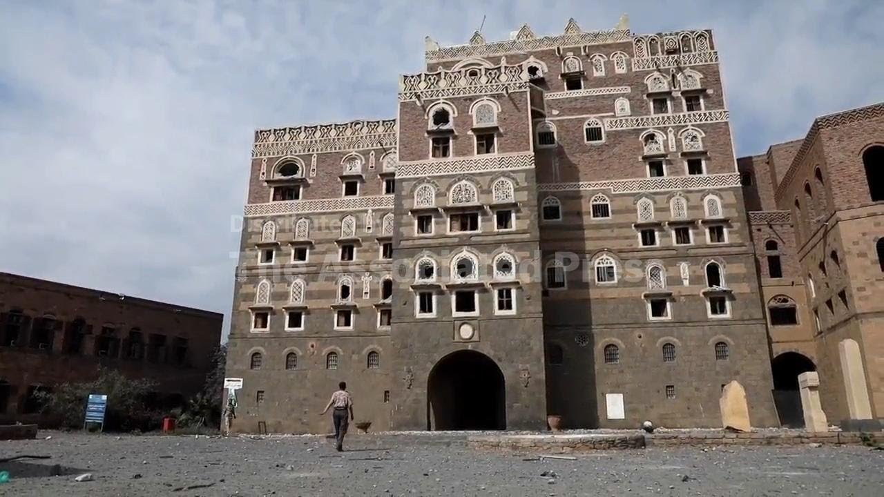 Damage at National Museum of Yemen building following Israeli strike