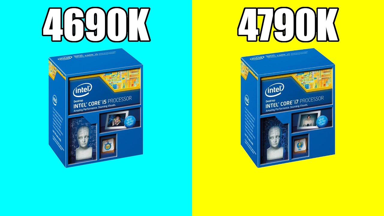 Intel Core i5 4690K vs Intel Core i7 4790K | Tested in 6 Games