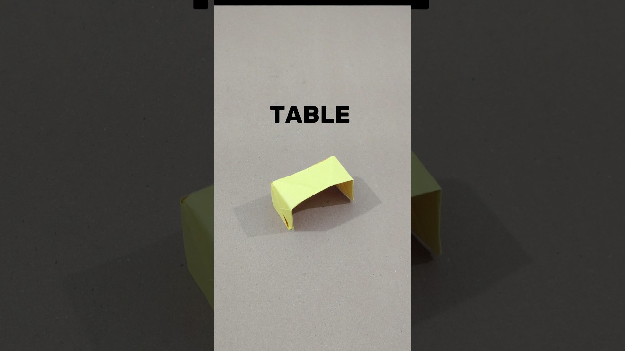 How to make paper TABLE 🤔 | by Artistic Avenue...