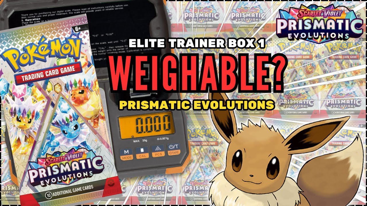 【POKEMON TCG】Is Prismatic Evolutions Weighable? Hype or Hot Garbage? Elite Trainer Box 1 Opening
