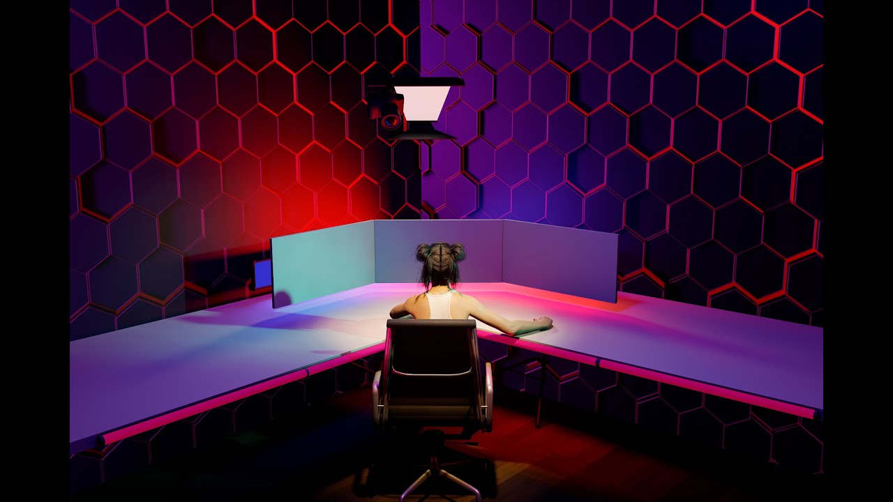 we building a #game and #streamsetup in #setALight3d for #youtube and #twitch