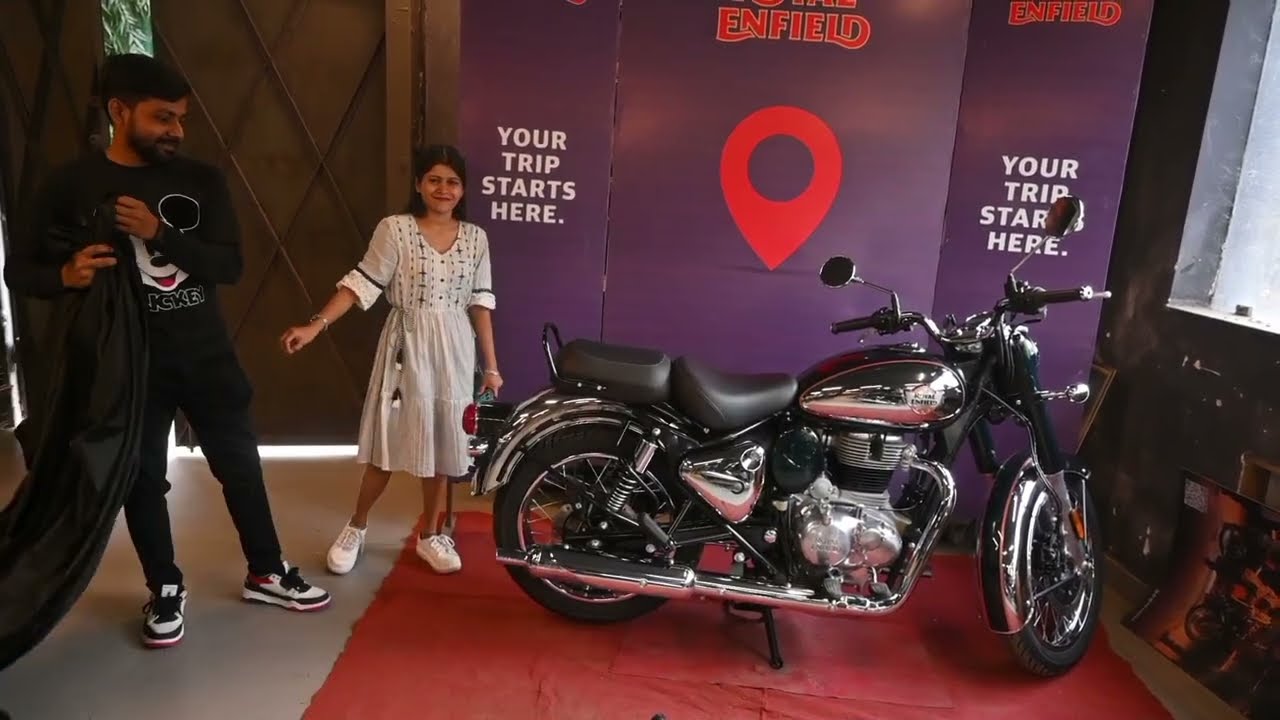 Finally Taking Delivery of Dream Bike 😍| Royal Enfield 2024 Classic 350 