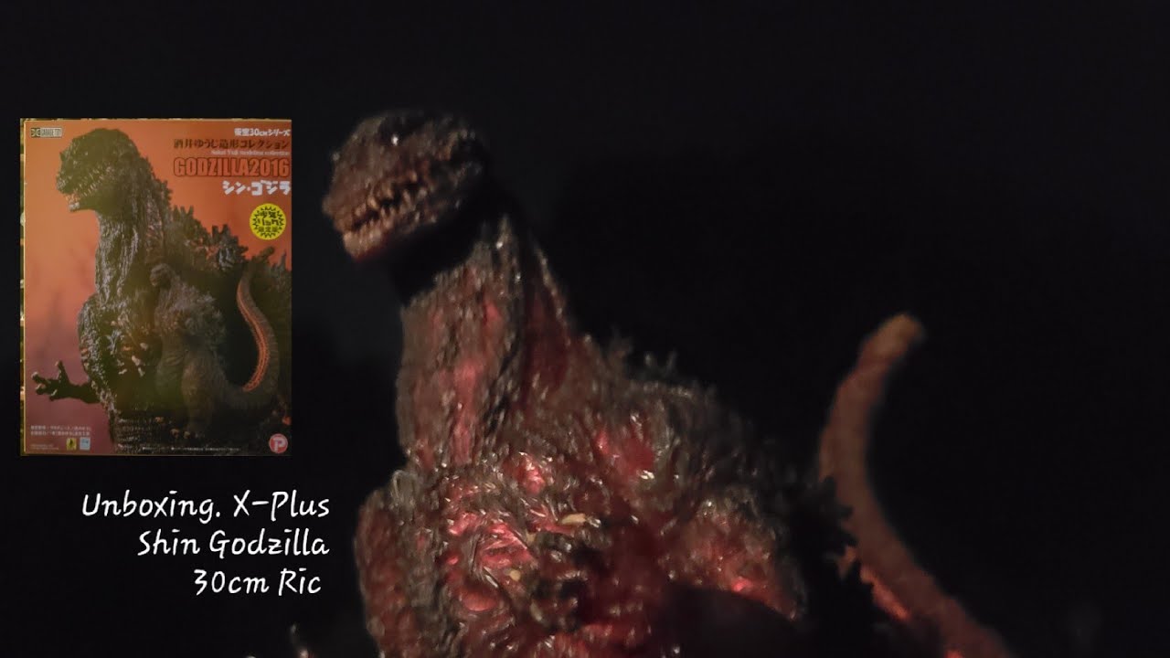 Unboxing. X-Plus Shin Godzilla 30cm Ric by Yuji Sakai.