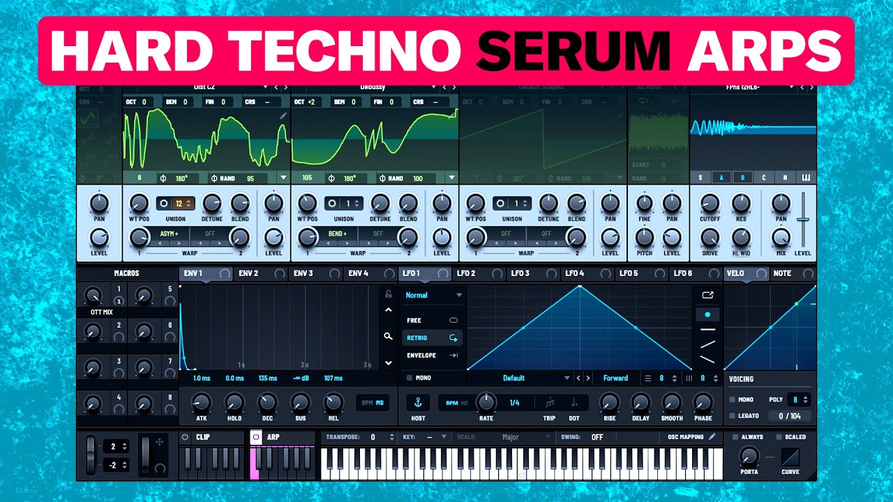 Учебник Serum 2 для тяжёлых техно-синтезаторов