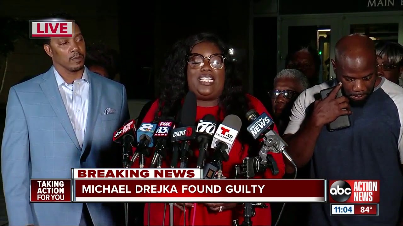 Press Conference: Michael Drejka found guilty of fatally shooting unarmed man