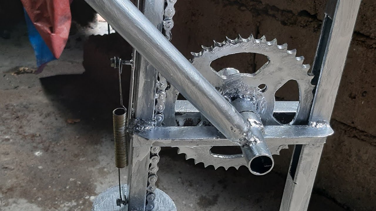 manual press for fruiting bags.